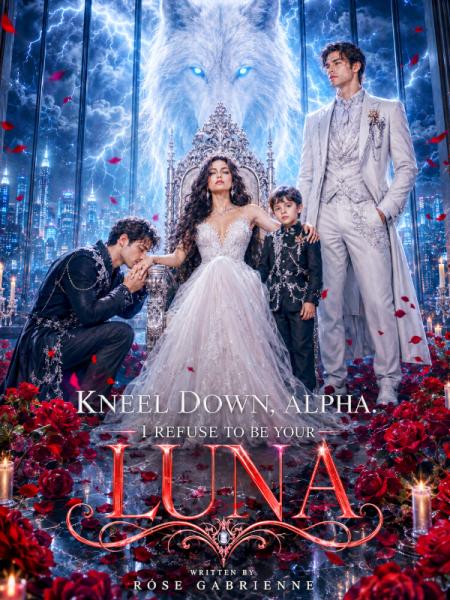 Kneel Down, Alpha. I Refuse to be Your Luna by Róse Gabrienne - Book Cover