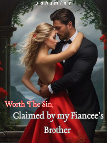 Worth The Sin, Claimed by my Fiancee's Brother by Jahsmine - Book Cover Background