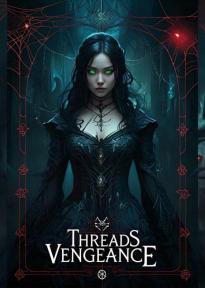 Threads of Vengeance by Author Angel - Book Cover Background