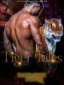 Island Stripe Pride: Tiger Shifter Fated Mates Romance with Alpha Protectors by C.D. Gorri - Book Cover Background