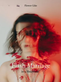 FLASH MARRIAGE IN A HEARTBEAT by florence lika - Book Cover Background