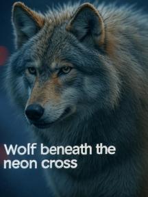 wolf beneath the neon cross by olamy writes - Book Cover Background