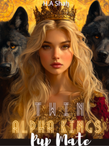 Twin Alpha Kings Pup Mate by H.A Shah - Book Cover Background