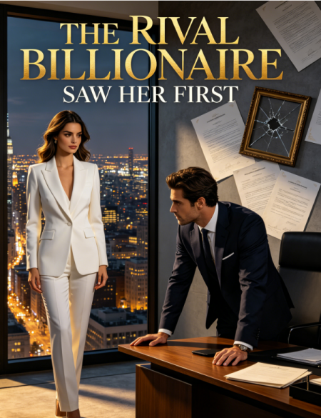 The Rival Billionaire Saw Her First by Sophia Lewis - Book Cover