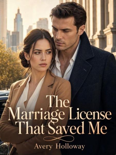 The Marriage License That Saved Me by Avery Holloway - Book Cover